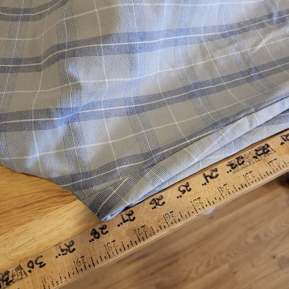 41 Hawthorn Gray Plaid Straight Pants Cotton Viscos Size 8 - Picture 10 of 15